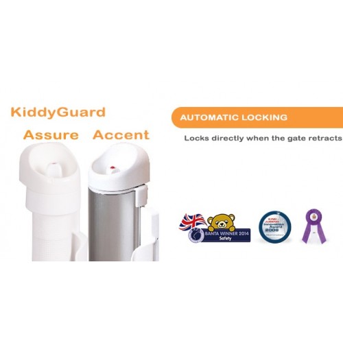Barrera de seguridad enrollable KiddyGuard Accent