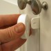 Qdos SecureHold Adhesive Double Door Lock - White
