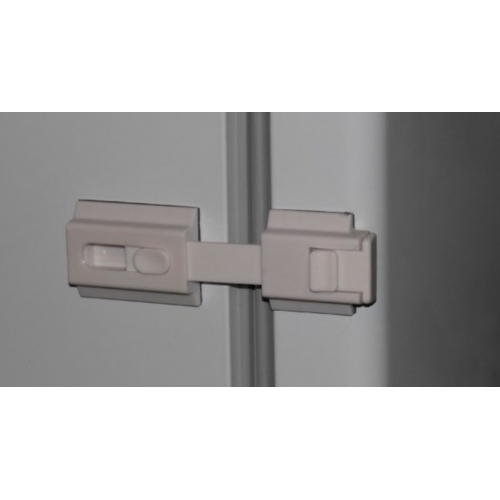 Qdos Adhesive Fridge/Freezer Lock - ChromeChrome  Fridge lock, French door  refrigerator, Refrigerator